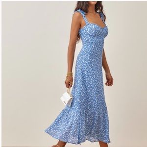 New NWT Reformation Nikita Midi Dress Marie